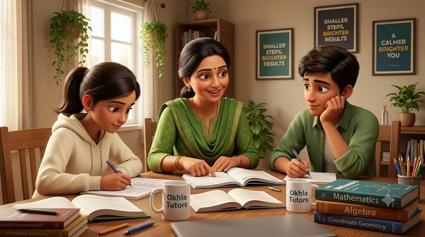 Home Tuition 3D Illustration - Exam Preparation